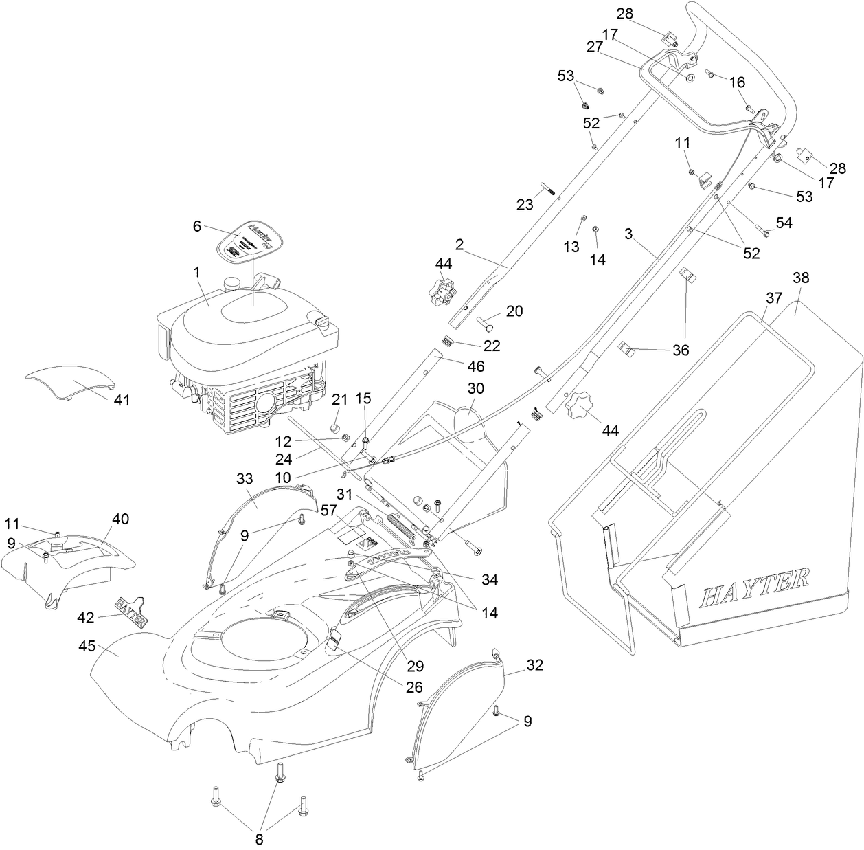 Hayter Harrier 41 Push 410H315000001_AND UP 1