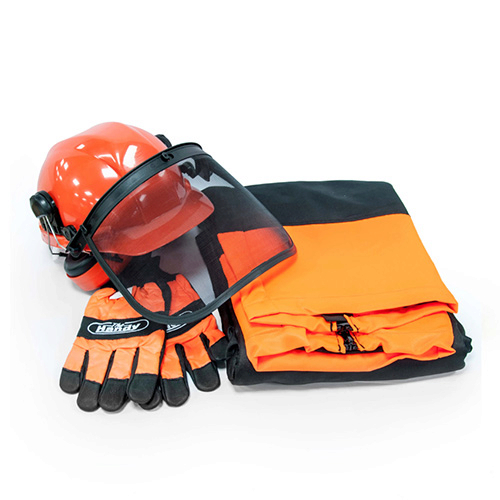 See the option Handy Chainsaw / Hedgecutter Safety Protection Kit