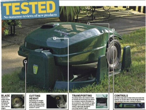 Robomow Gets 5 out of 5 from Garden News Magazine Robomow Gets 5 out of 5 from Garden News Magazine