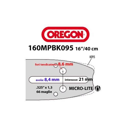 Oregon Chainsaw Bar 160MPBK095