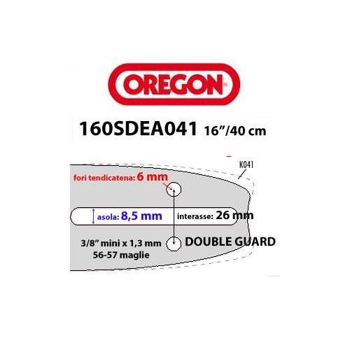 Oregon 16in SD-DG Chainsaw Guide Bar - 160SDEA041