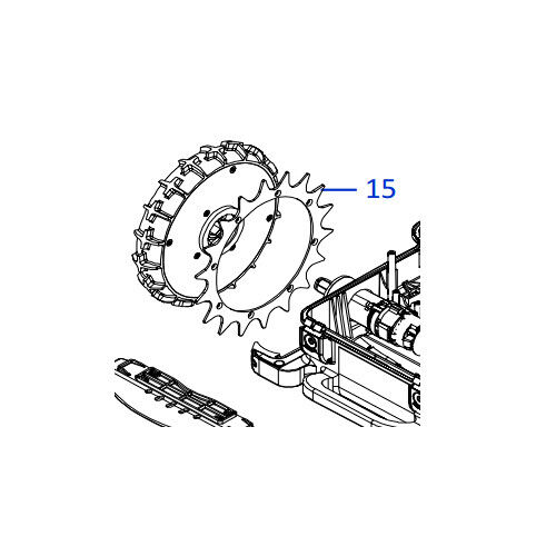 Ambrogio Wheel Spike 200Z01300A Single  (Artiglio Ruota Posteriore L200 09) X