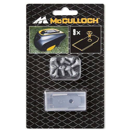 Flymo / McCulloch Blades for Robotic Mower FRL1200R / FMM300L / RM1000 / RM600   9pk
