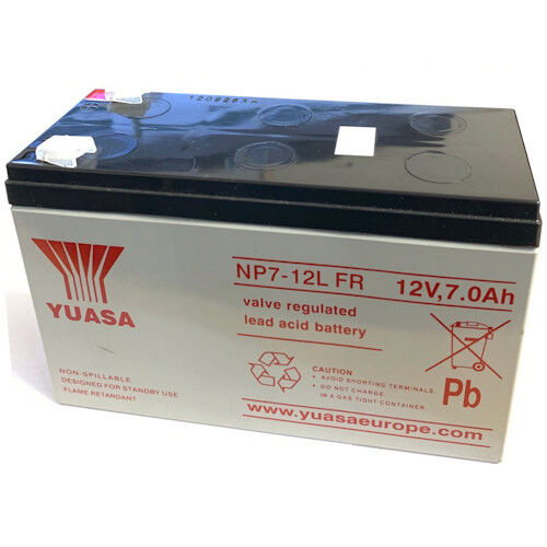 Sealed battery - YUASA 12V / 7AMP - L/H POS.)