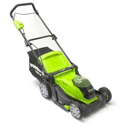 Greenworks G40LM41K2X Cordless Lawnmower Kit 2 x 2Ah / 40v / 40cm  inc Batteries and Charger