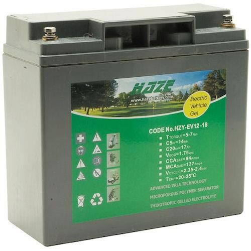 Golf Trolley Battery 12v 18Ah - HZY12-18
