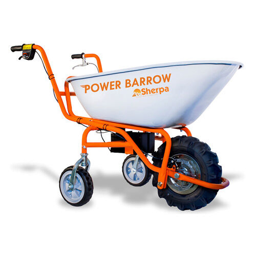Sherpa Power Barrow - Battery Powered Tipping Wheelbarrow