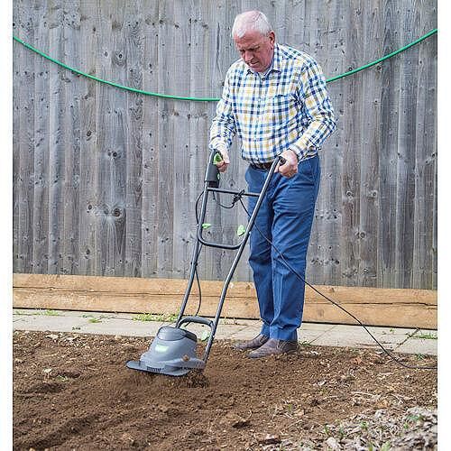 The Handy Electric Tiller Cultivator 800w / 30cm from Mower Magic