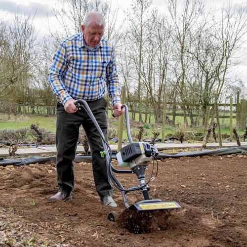 Handy Petrol Mini Garden Tiller - 43cc