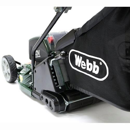 Webb RR17LIP Cordless Roller Mower Kit 43cm / 40v / 4Ah