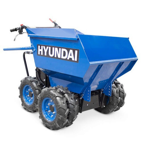 Hyundai 196cc 4-Wheel Drive Mini Dumper / Power Barrow  500kg HYMD500