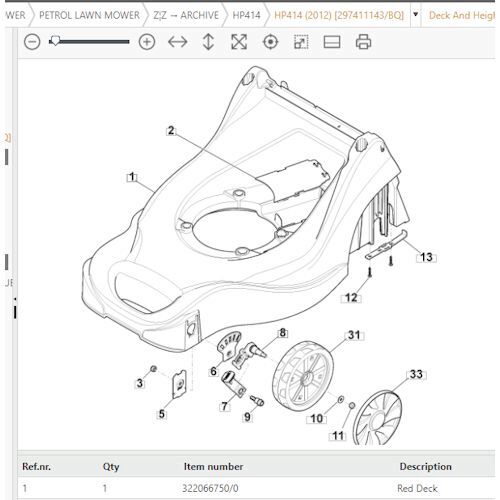 Also See Our Garden Machinery Diagrams