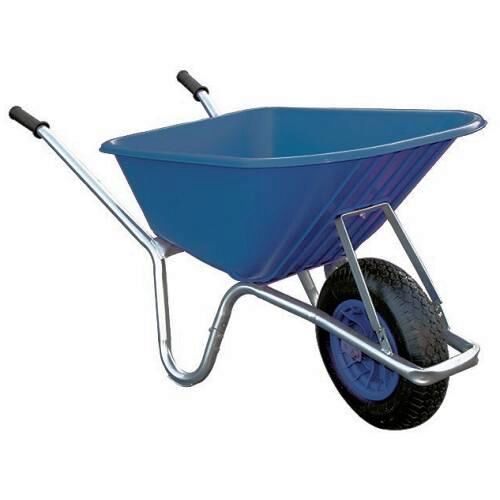 Blue Poly Wheelbarrow 90 litre