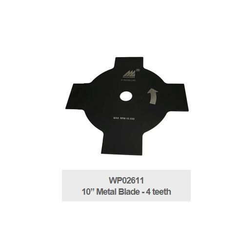 UNIVERSAL Brushcutter Metal Blade - 10in / 4 Tooth