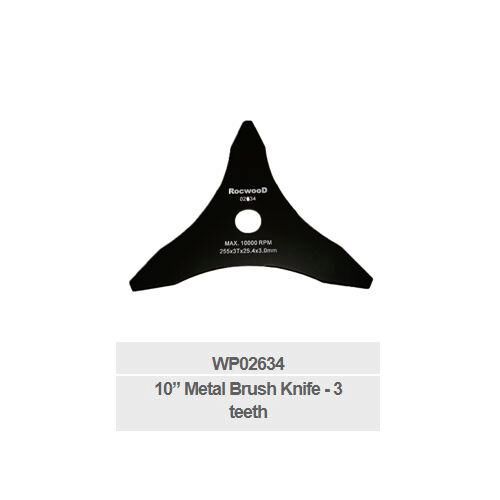 UNIVERSAL Brushcutter Tri-Arc Metal Blade - 10in / 3 Tooth