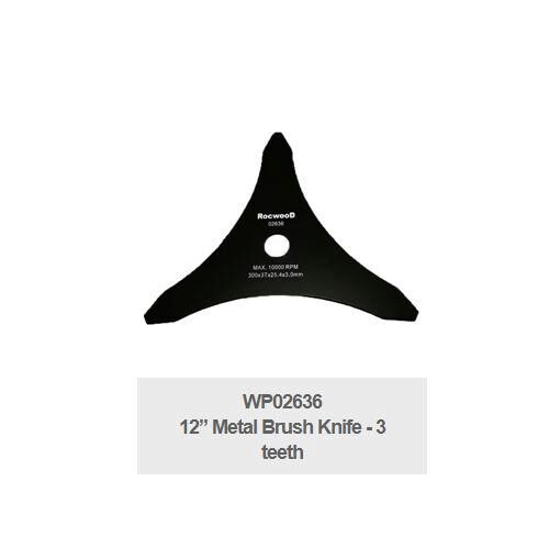 UNIVERSAL Brushcutter Metal Blade - 12in / 3 Tooth