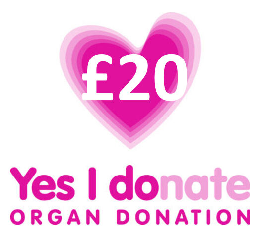 Donation of £20 to Support NHS Blood and Transplant Charity Fund