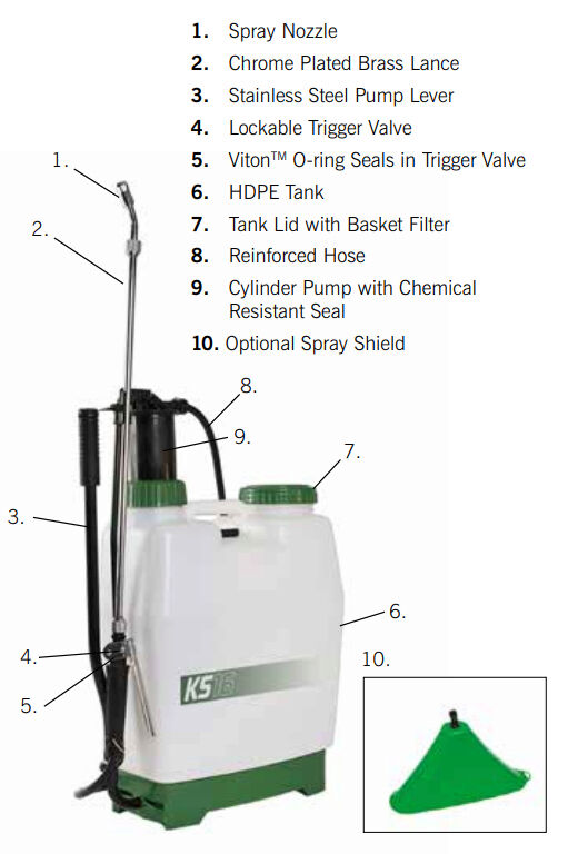 Micron Knapsack Sprayer 16 Litre from Mower Magic Micron Knapsack Sprayer 16 Litre from Mower Magic