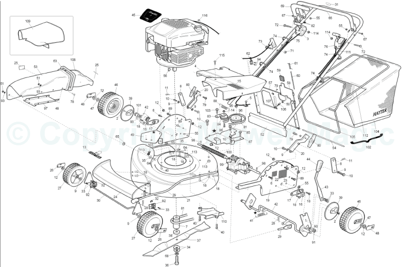 Hayter Double 3 (serials 533A001001-533A099999)