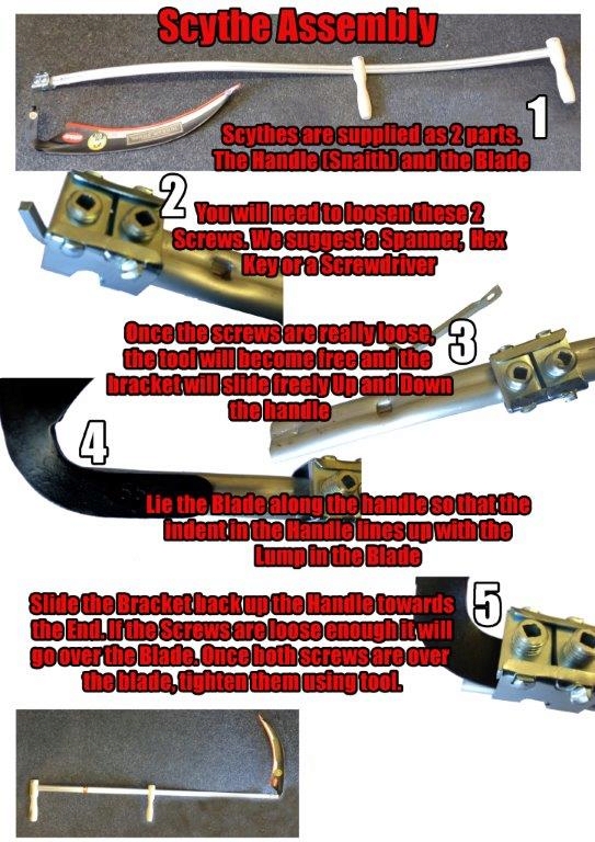 Traditional Turk Bramble Blade Scythe 50cm from Mower Magic Traditional Turk Bramble Blade Scythe 50cm from Mower Magic