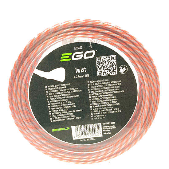 EGO AL2415T 15m x 2.4mm Twist Trimmer Line with Cutter