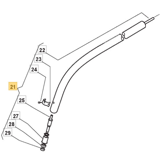 118801376/0 FRONT TRANSMISSION PIPE ASSEMBLY