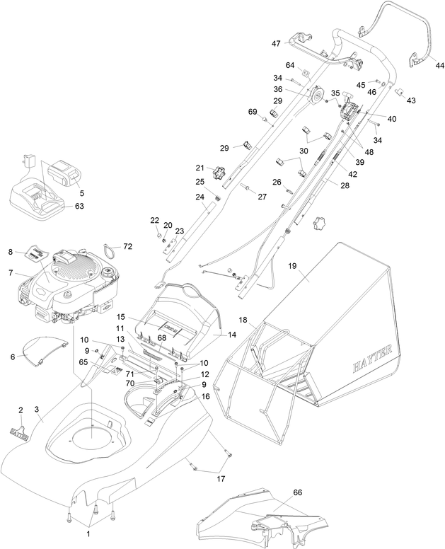 Harrier 56 Autodrive VS ES 561J (316000101 Onwards) 1