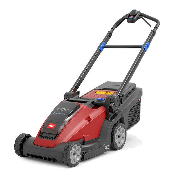 Toro 21843 Premium Cordless Mower 43cm Push - Kit (4Ah Battery and Charger)