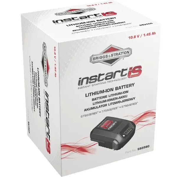 Briggs and Stratton Instart Battery 10.8v 1.45Ah   675iS 775iS 875iS  597189 593560 134-6314