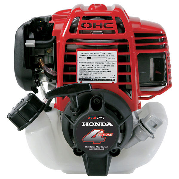 This mower features Honda GX25