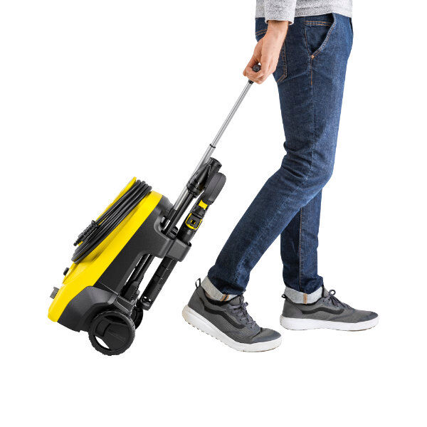 Karcher K4 Classic Pressure Washer 130bar  Inc Trolley Wheels Dirtblaster and Vario Lance 