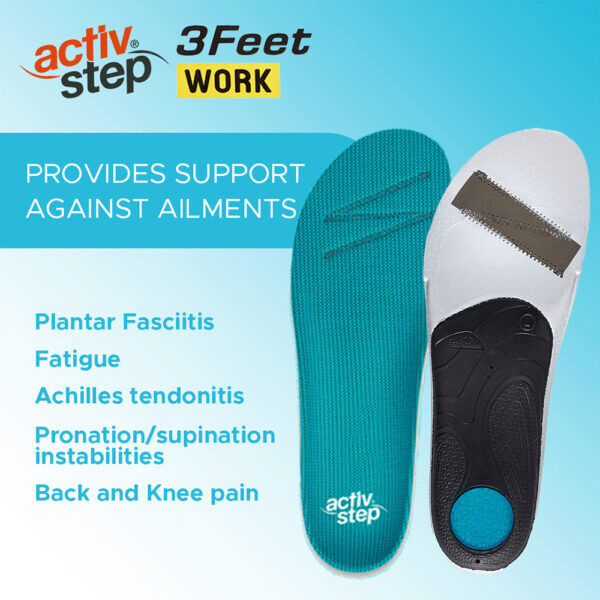 Activ-Step® 3Feet Work Footbed - Low Arch from Mower Magic