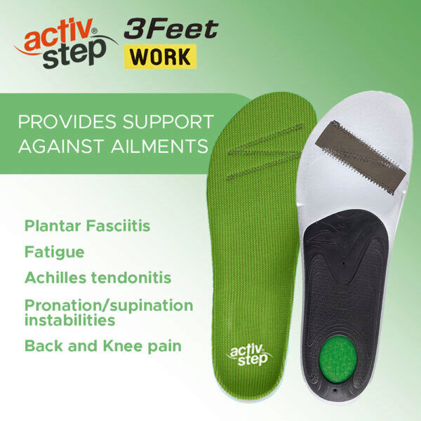 Activ-Step® 3Feet Work Footbed - Medium Arch from Mower Magic