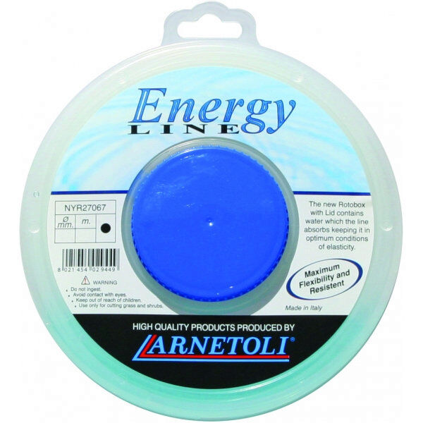 ARNETOLI Professional Energy Trimmer Line in Water Filled Case 2.4mm x 67m Square  SPECIAL OFFER
