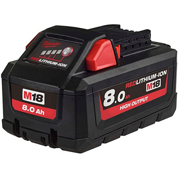 Milwaukee M18 8.0Ah Redlithium-Ion High Output Battery - 4932471070