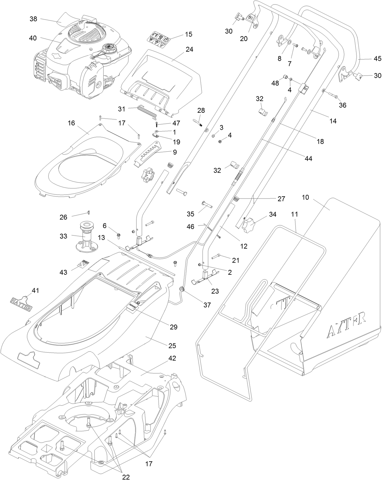 Spirit 41 Autodrive 619J CODE619J  (315001901 Onwards) 1