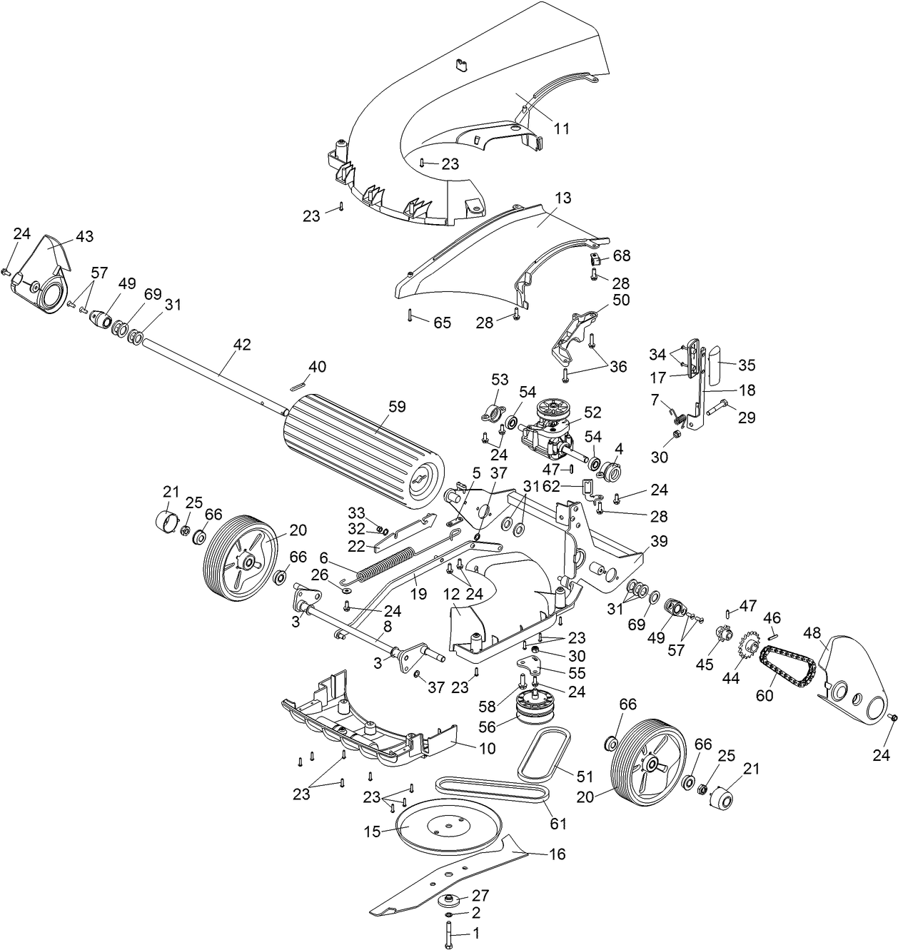 Spirit 41 Autodrive 619J (315001901 Onwards) 2