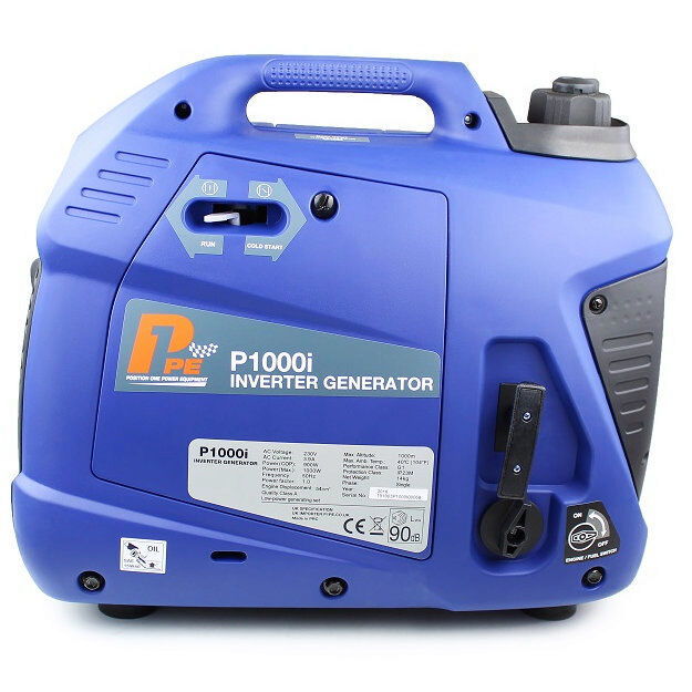 P1000i 1000W Portable Petrol Inverter Suitcase Generator (Powered by Hyundai)