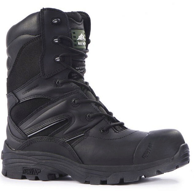 Rock Fall Titanium High Leg Zip Safety Boots 