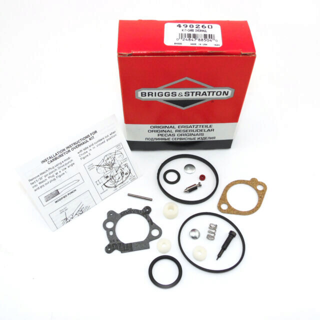 Briggs And Stratton Carburettor Overhaul Kit 498260