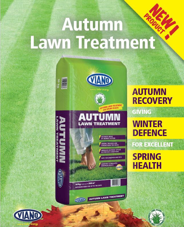 Viano Autumn Lawn Treatment 10kg Treats Up to 200 sqm from Mower Magic