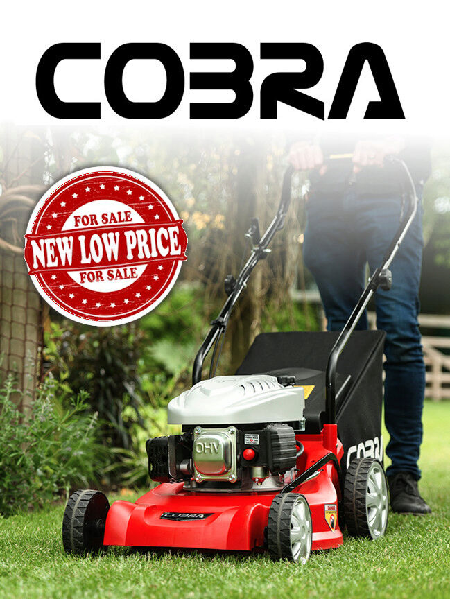 Cobra M41C Push Petrol Lawnmower 41cm / 98.5cc GARDENERS WORLD BEST BUDGET BUY from Mower Magic