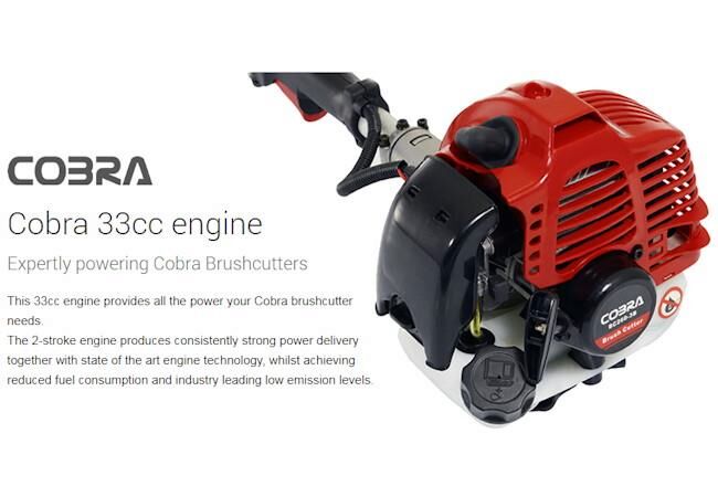 Cobra BC330C 33cc Petrol Brushcutter - Loop Handle