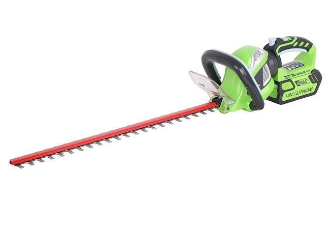 Greenworks Cordless Hedge Trimmer Kit  40v / 61cm with 2Ah battery and charger G40HT61K2