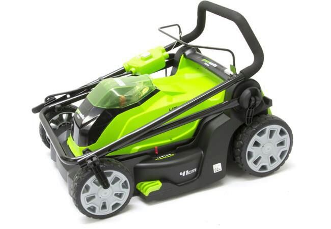 Greenworks G40LM41K2X Cordless Lawnmower Kit 2 x 2Ah / 40v / 40cm  inc Batteries and Charger