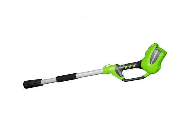 Greenworks Cordless Pole Pruner Polesaw 24V / 267cm with 2Ah battery and charger G24PS20K2