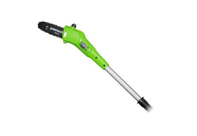 Greenworks Cordless Pole Pruner Polesaw 24V / 267cm with 2Ah battery and charger G24PS20K2