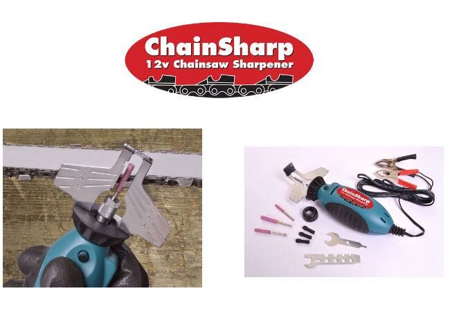 Portek ChainSharp 12v Chainsaw Chain Field Sharpener Kit