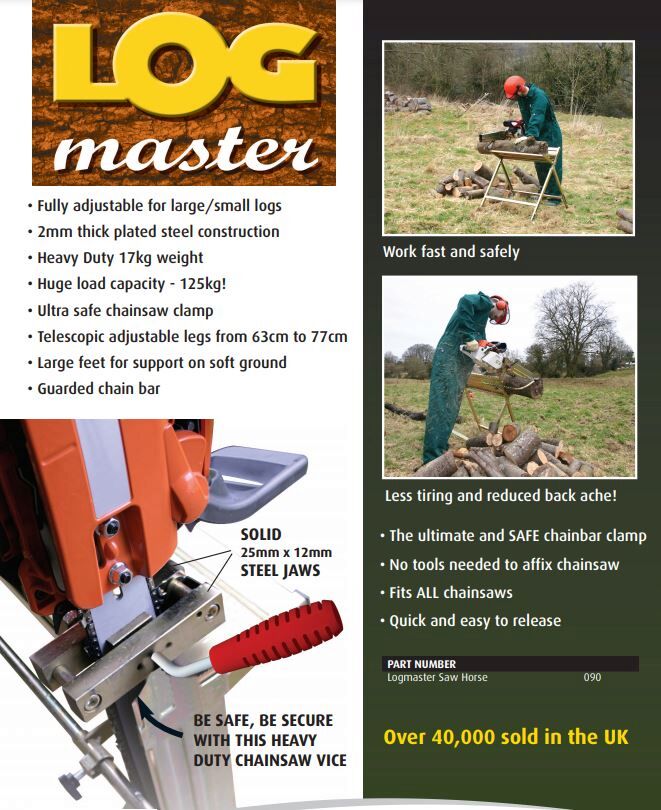 Portek Logmaster Saw Horse - Pro Choice - EX DEMO from Mower Magic