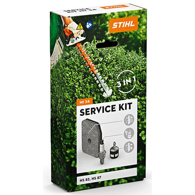 Stihl Service Kit No. 34 To Fit HS81/ 82 / 86 / 87 Felt Filter  was S9505